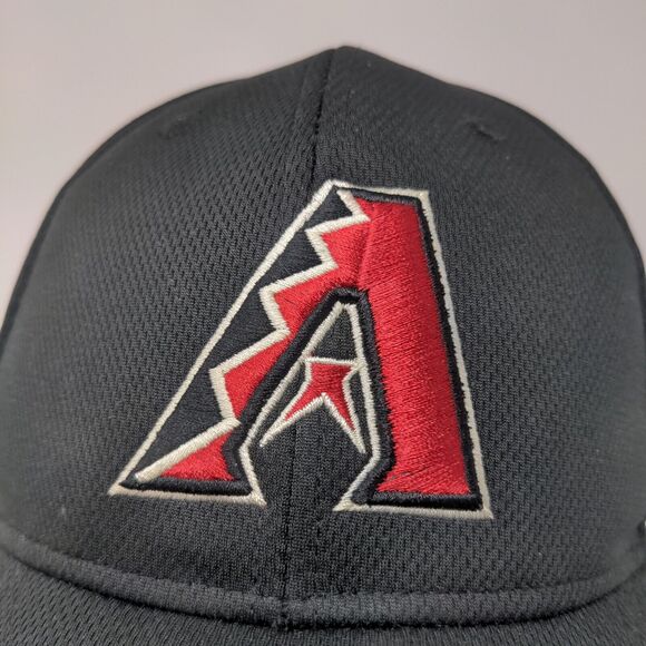Team MLB Men's Arizona Diamondbacks Strapback Hat Black OSFM Embroidered Logo - Picture 4 of 12
